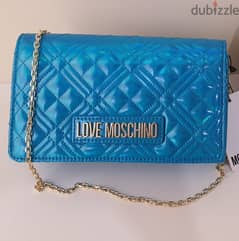 Bag love moschino turquoise new 0