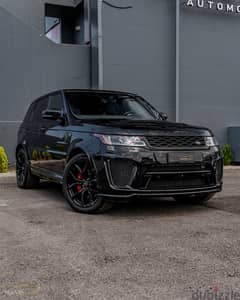 Range Rover Sport SVR 2018 , Clean Carfax . Black On Black