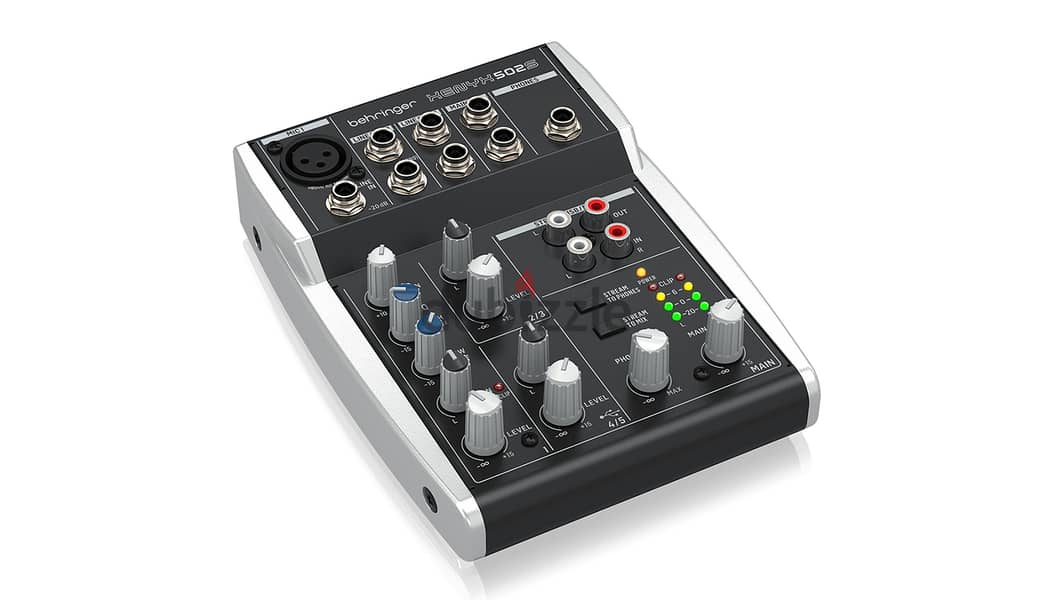 Behringer Xenux 502S Streaming Mixer With Audio Interface 1