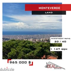 Land for sale in Monteverde 1147 sqm ref#wt18040