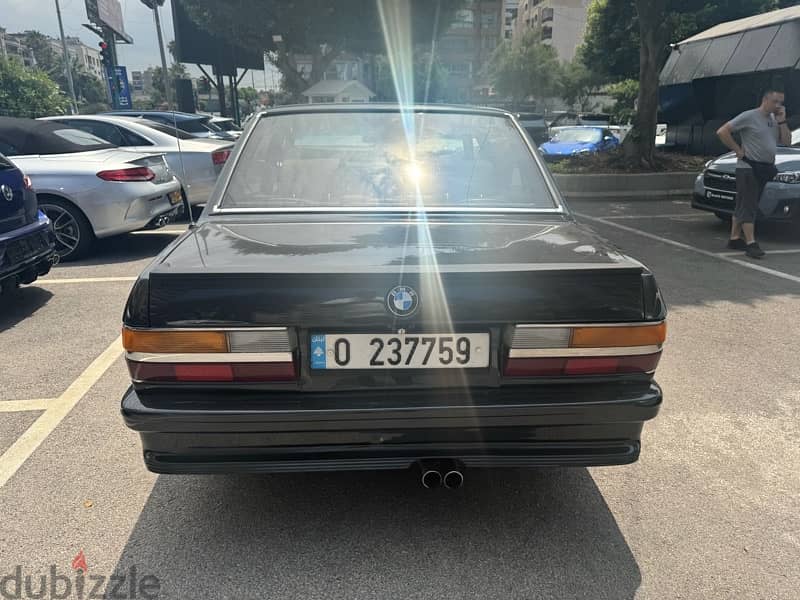 BMW 5-Series 1986 9