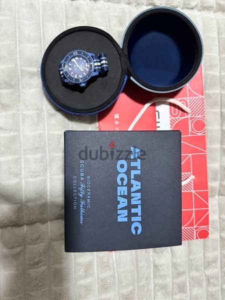 Swatch blancpain blue 8