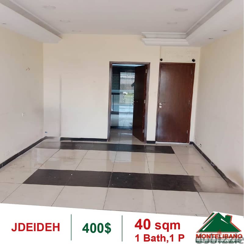 400$!! Office/Shop for rent located in Jdeideh 2