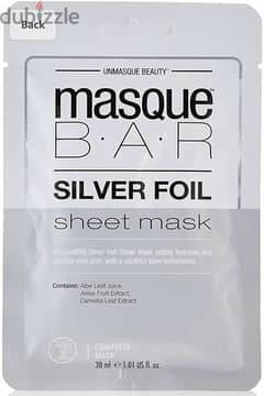 masque BAR Silver Foil Sheet Mask, 30 ML 0