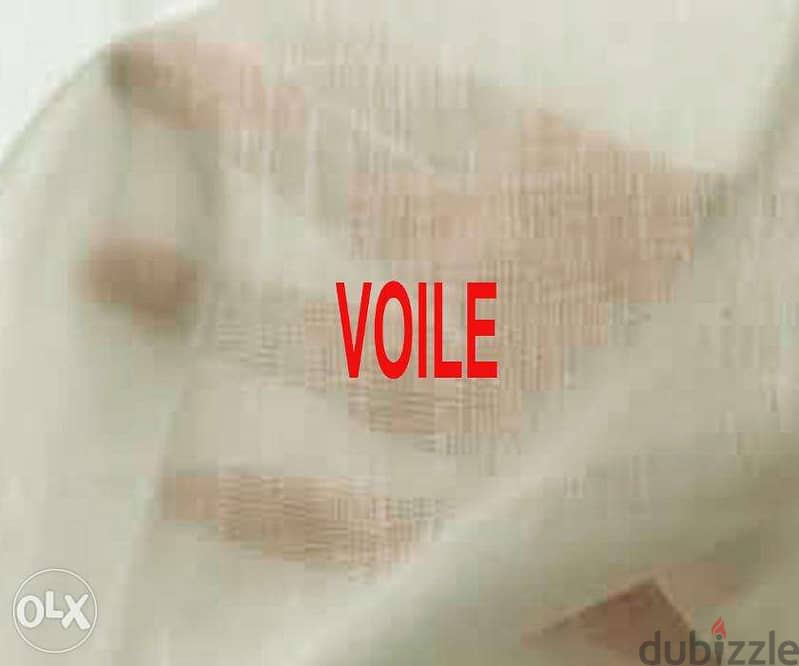 European Voile Fabrics. TDM Sheer فوال برادي 1