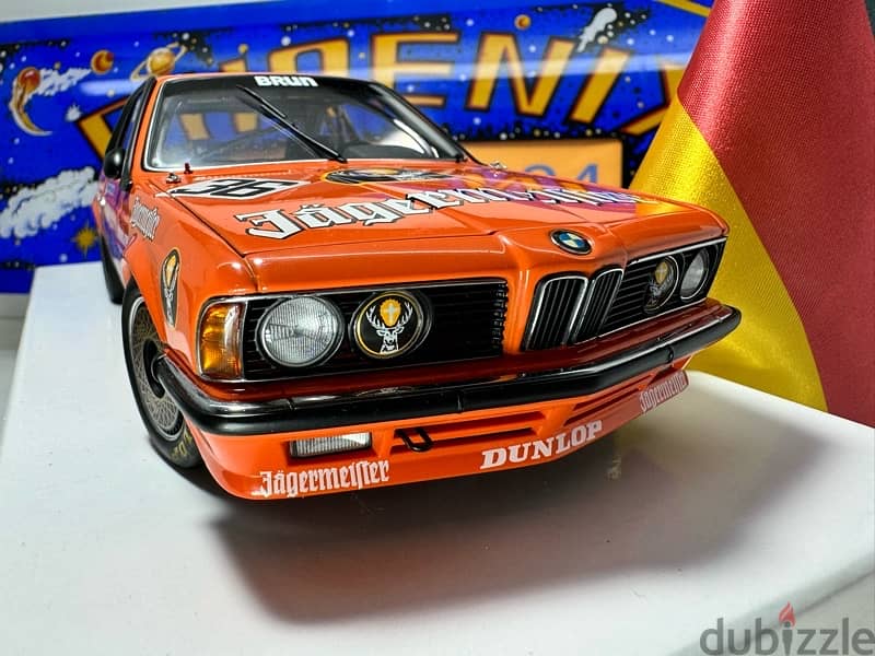 1/18 diecast Autoart DEALERS BMW 635CSi Jägermeister #36 RARE 5
