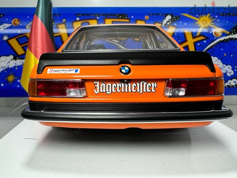 1/18 diecast Autoart DEALERS BMW 635CSi Jägermeister #36 RARE 12
