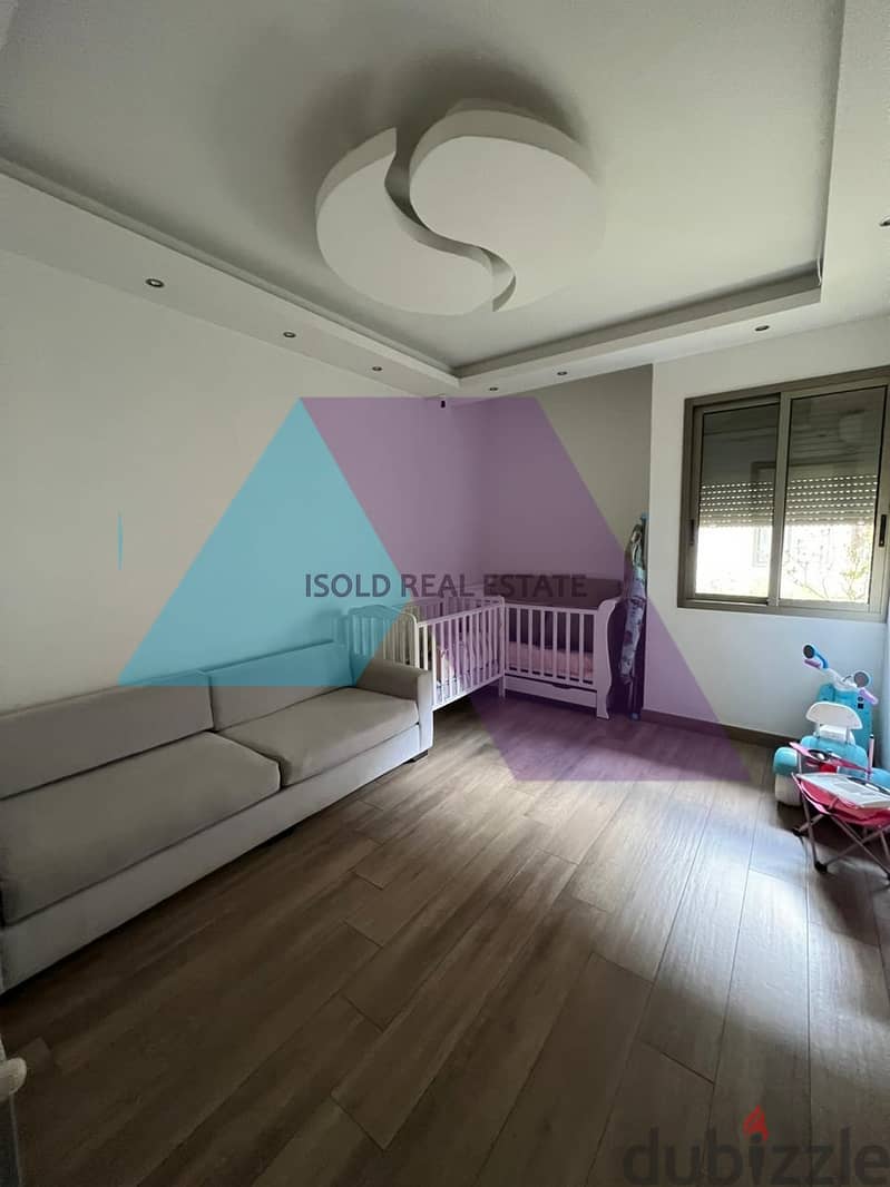Furnished 325 m2 duplex apartment +open  view for sale in Mansourieh 15