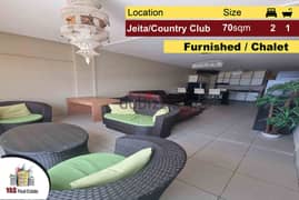 Jeita Country Club | 70m2 Chalet | Rent | Furnished | View | MY