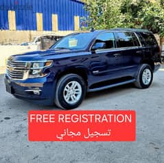 FREE RRGISTRATION CHEVROLET TAHOE LT 4WD 2019 full 68000miles اجنبي