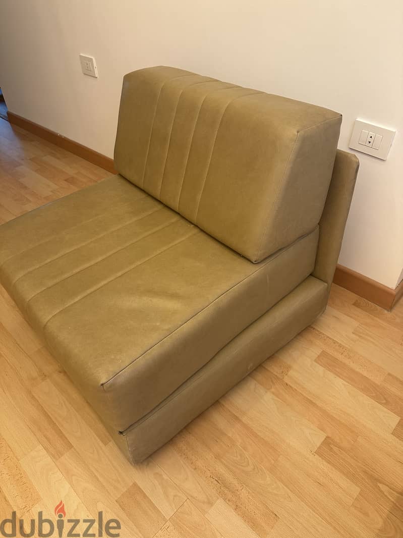 Bronze Twin Set Single and Double Sofa / Sofa Bed 0