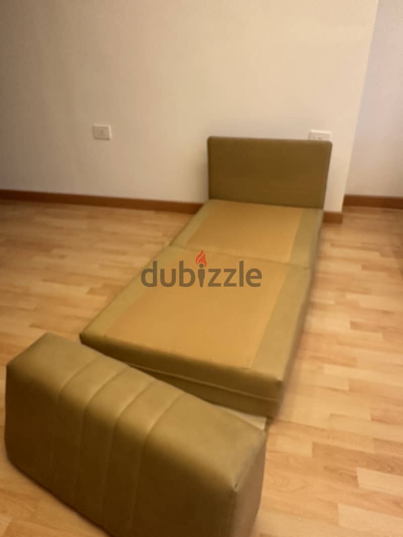Bronze Twin Set Single and Double Sofa / Sofa Bed 4