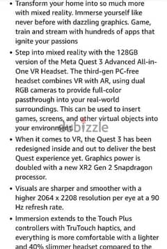 META QUEST 3 VR FOR SALE