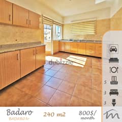 Badaro | 240m² Apartment | 5 Balconies | Parking Spot | Catchy Rental 0