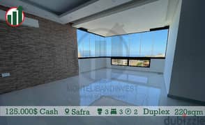 Duplex with Sea View for Sale in Safra !!