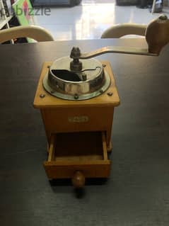 antique hand coffee grinder