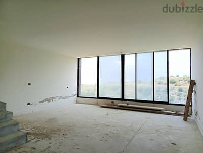 300 SQM Duplex in Mansourieh, Metn with Mountain and City View