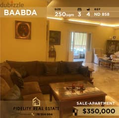 Apartment for sale in Baabda ND858