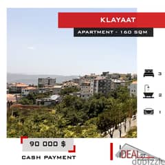 Apartment for sale in Klayaat 160 sqm ref#KZ246 0