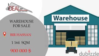 Warehouse for sale in Bir Hassan 1164 sqm ref#kd108 0