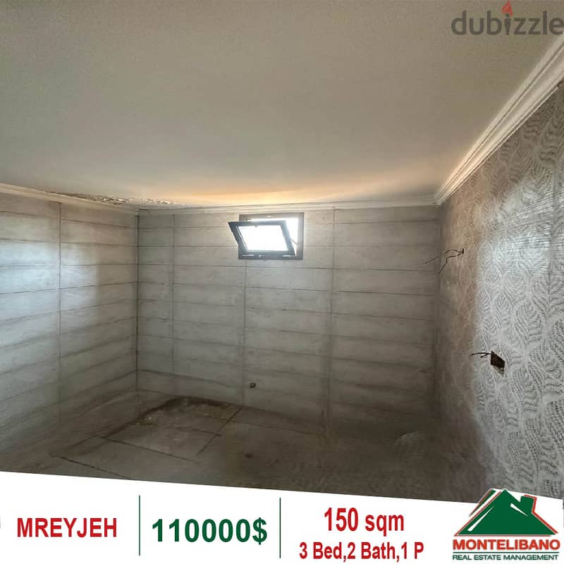 110000$!! Apartment for sale located in Mreijeh 3