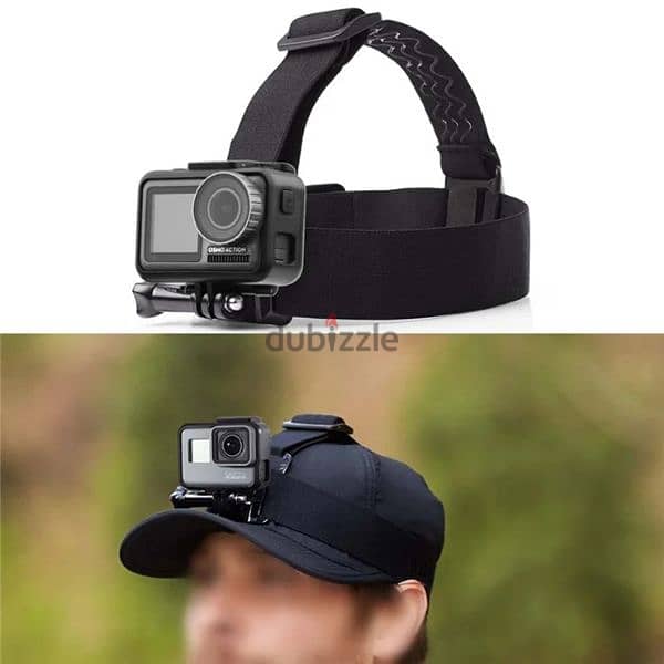 Head strap for action cameras 1