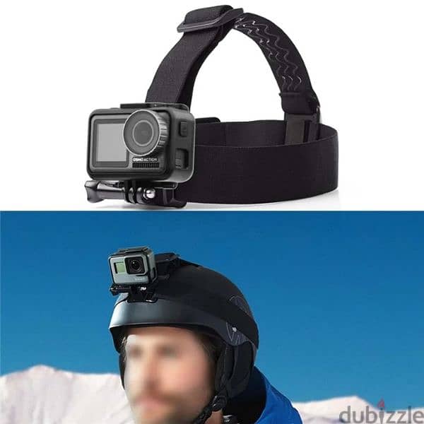 Head strap for action cameras 2