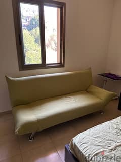 Green Sofa Bed || كنبة تخت