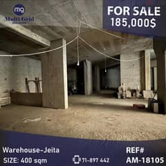Warehouse for Sale in Jeita, AM-18105, مستودع للبيع في جعيتا