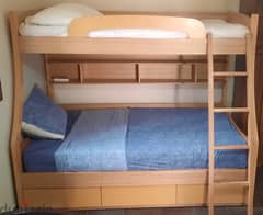 bunk bed  ‎with storage سرير بطابقين