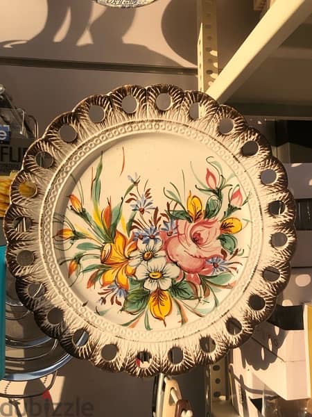 vintage porcelain decorative plate wall 1