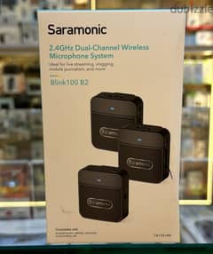 Saramonic Blink 100 b2 2.4GHz Dual-channel Wireless Microphone System