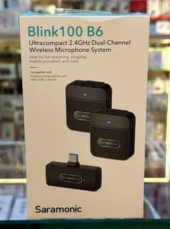 Saramonic Blink 100 B6 ultra compact 2.4ghz dual-channel wireless micr 0