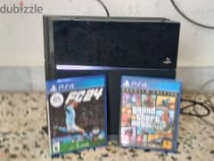 ps4 fat with fc24 and gta5 premium edition