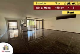 Dik El Mehdi 185m2 | 16 m2 Terrace | Rent | Luxury | Calm Area | NE | 0