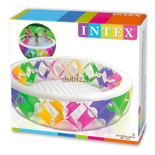Intex Swim Center Pinwheel Inflatable Pool 229 x 56 cm 2