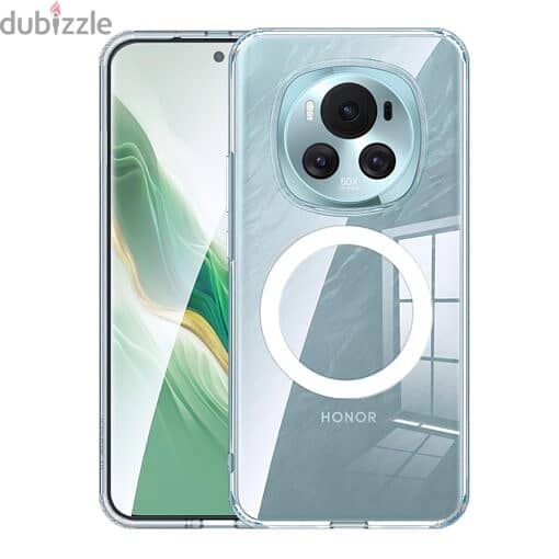 Wlons Magnetic Clear Cover for Honor Magic 6 Pro 0