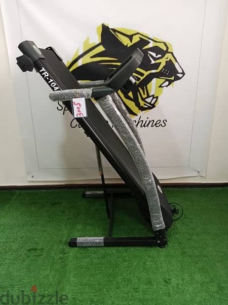 treadmill fitness factory , 2hp motor power 4