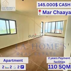 apartment for sale in mar chaayaشقة للبيع في مار شعيا