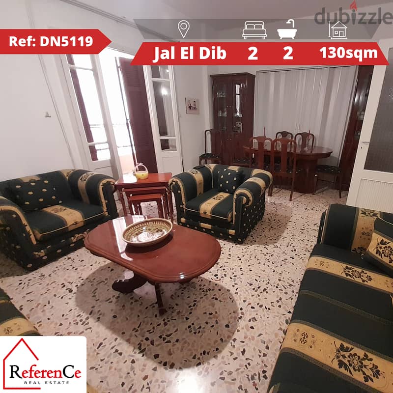 Furnished Apartment for Sale in Jal El Dib شقة مفروشة في جل الديب 0