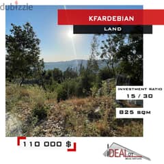 Land for sale in Kfardebian 825 sqm ref#nw56367 0