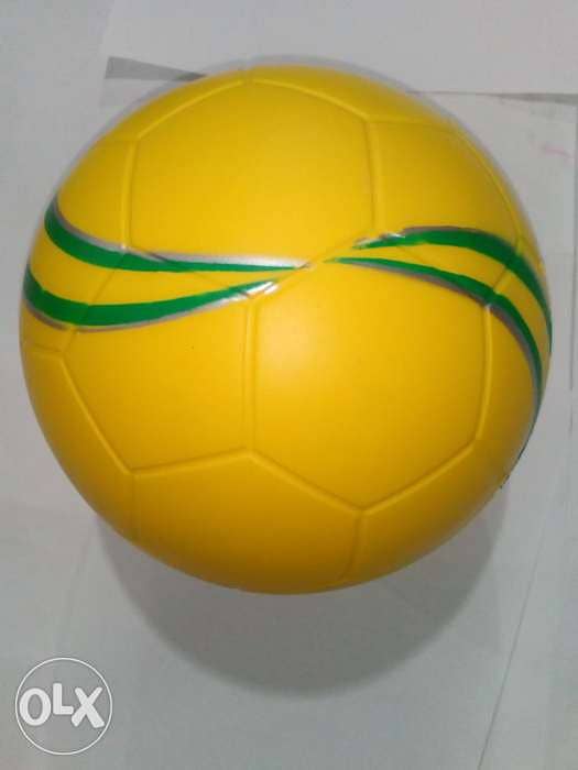 PU Foam Rubber Ball for kids Brasil brazil flag football worldcuP 1