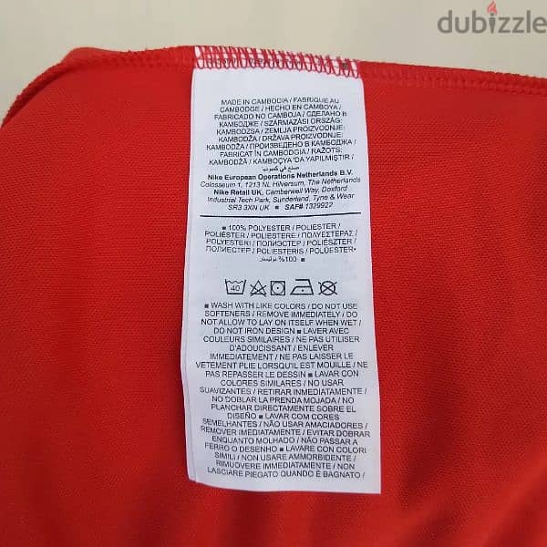 Original "Turkey" 2021/22 NWT Nike Red Training Jersey Size Men Medium 8