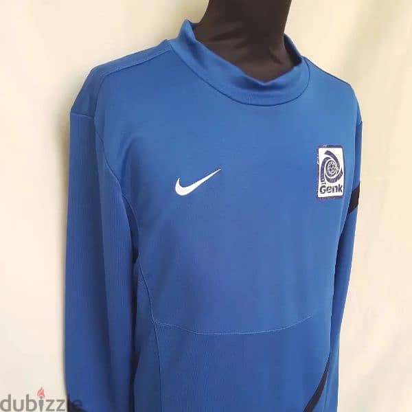 Original "KRC Genk" 2012/13 Nike Blue Training Pullover Size Men Large 2