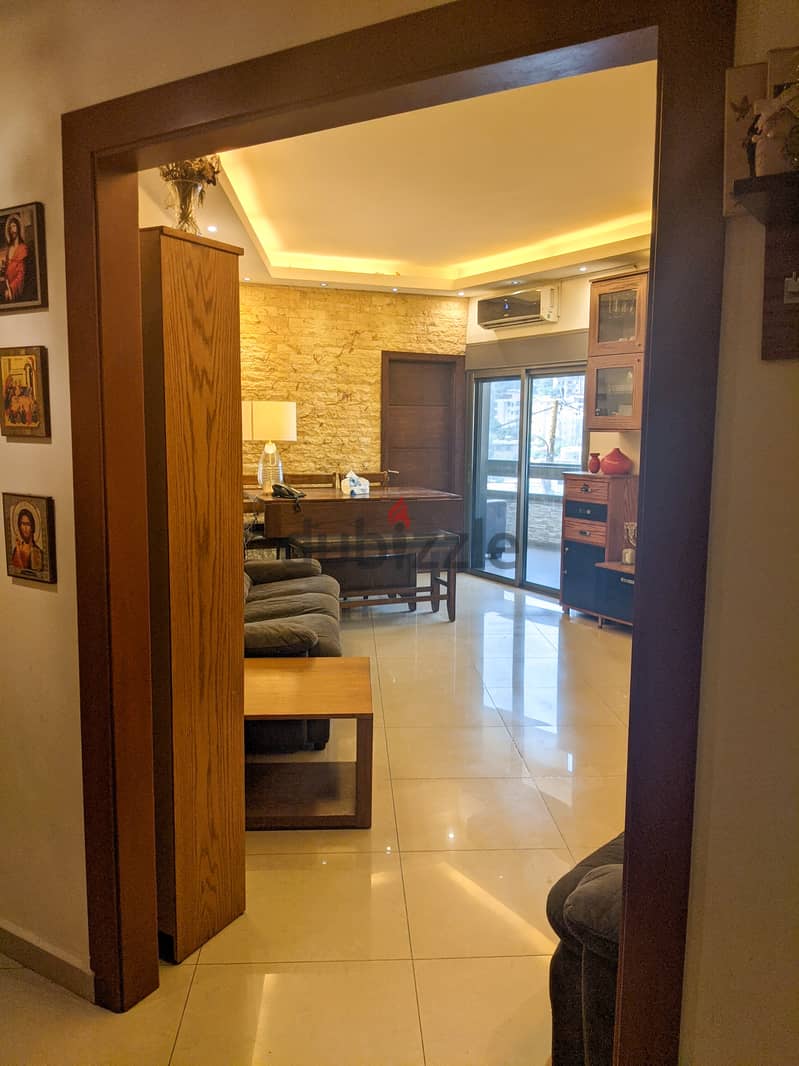 115 SQM Fully Furnished Apartment in Aoukar, Metn + Terrace 4
