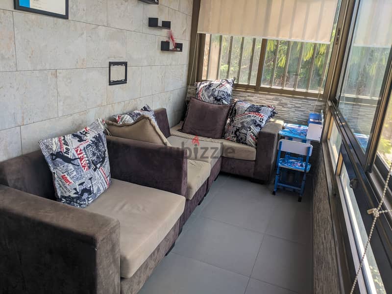 115 SQM Fully Furnished Apartment in Aoukar, Metn + Terrace 5