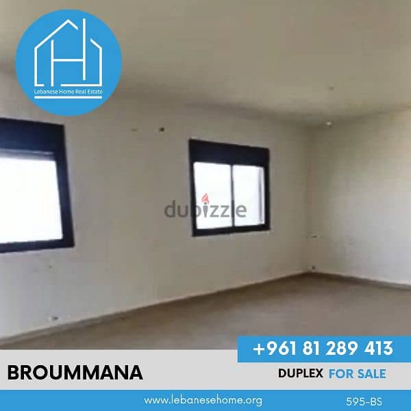 Apartment for Sale in Broumana - duplex شقة للبيع في منطقة برمانا 2