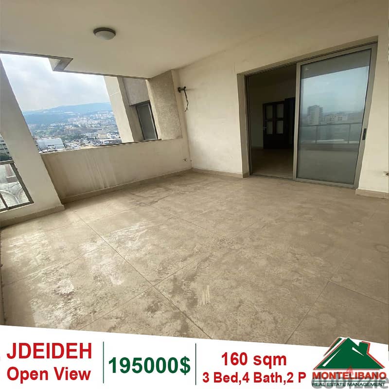 195000$!! Open View Apartment for sale in Jdeideh 0