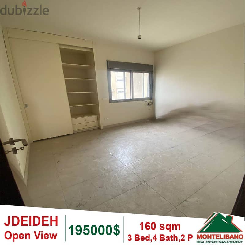 195000$!! Open View Apartment for sale in Jdeideh 3
