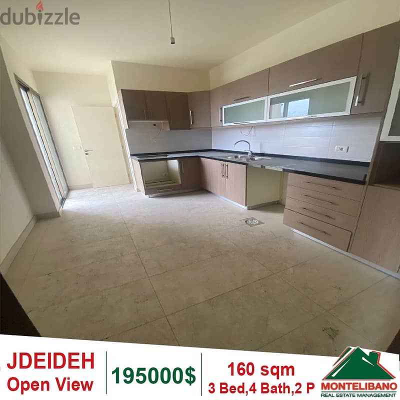 195000$!! Open View Apartment for sale in Jdeideh 4